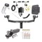 Custom Fit Trailer Hitch Wiring Harness (Plug & Play) 2" Drop Ball-Mount w/ Pin/Clip 2" Chrome Ball Security Lock Pin Rubber Hitch Plug Cover Installation Hardware Installation Instructions 44765 89501 21536 7054430 7000600 Reese Trailer Tow Reese Trailer Tow Hitch For 19-23 Jeep Cherokee Deluxe Package Wiring 2" Ball and Lock