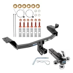 Reese Trailer Tow Hitch Receiver For 14-23 Jeep Cherokee w/Tri-Ball Triple Ball 1-7/8" 2" 2-5/16"
