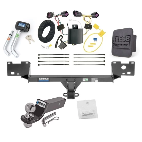 Reese Trailer Tow Hitch For 15-22 Ram ProMaster City All Models Deluxe Package Wiring 2" Ball and Lock