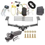 Reese Trailer Tow Hitch For 06-12 Toyota RAV4 All Models Deluxe Package Wiring 2" Ball and Lock