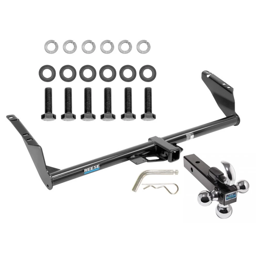 Reese Trailer Tow Hitch Receiver For 04-20 Toyota Sienna w/Tri-Ball Triple Ball 1-7/8" 2" 2-5/16"