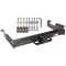 Class 5 2-1/2" Receiver Hitch For 03-14 Chevy Express GMC Savana 1500 03-25 2500 3500 w/ Tekonsha Prodigy P3 Trailer Brake Control 7-Way RV Wiring Breakaway Battery Charger Complete System Receiver 2-5/16" Tow Ball