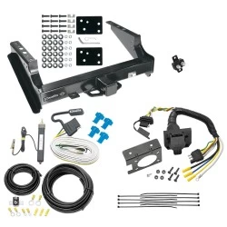 Class 5 Trailer Tow Hitch For 99-16 Ford F-250 F-350 F-450 Super Duty Standard Bed & Bumper w/ 7-Way Wiring Harness Kit