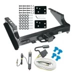 Class 5 Trailer Tow Hitch For 99-16 Ford F-250 F-350 F-450 Super Duty Standard Bed & Bumper w/ Wiring Harness Kit