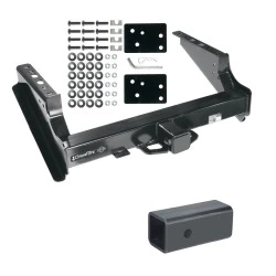 Class 5 Trailer Tow Hitch For 99-16 Ford F-250 F-350 08-16 F-450 Super Duty Standard Bed & Bumper w/ 2-1/2" to 2" Ball Receiver Opening Reducer