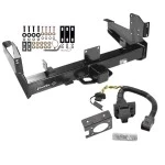 Class 5 Trailer Hitch w/ 7-Way Wiring Harness Kit For 03-09 Dodge Ram 2500 3500 w/ Factory Hitch w/ Tow Prep PKG