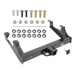 Class 5 2-1/2" Trailer Hitch Package w/ Wiring For 15-19 Chevy Silverado GMC Sierra 2500 3500 HD Exc Cab & Chassis w/ 2-5/16" Ball 3" Drop Mount 7-Way Pin Blade RV