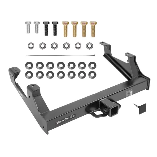 Class 5 2-1/2" Trailer Hitch Package w/ Wiring For 15-19 Chevy Silverado GMC Sierra 2500 3500 HD Exc Cab & Chassis w/ 2-5/16" Ball 3" Drop Mount 7-Way Pin Blade RV