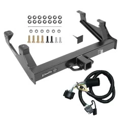 Class 5 Trailer Tow Hitch For 15-19 Chevrolet Silverado GMC Sierra 2500 HD 3500 HD 6-1/2 Foot Bed w/ Wiring Harness Kit