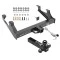 Class 5 Trailer Tow Hitch For 15-19 Chevy Silverado GMC Sierra 2500 3500 HD Exc Cab & Chassis w/ 1-7/8" 2" 2-5/16" Tri-Tow-Ball Mount and Towing Lock