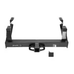 Class 5 Trailer Tow Hitch For 15-19 Chevy Silverado GMC Sierra 2500 3500 HD Exc Cab & Chassis w/ 7-Way Wiring 2-5/16" and 2" Ball 10" Long 5" Drop Draw Bar and Towing Lock
