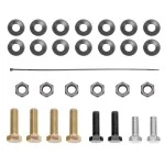 Class 5 Trailer Tow Hitch For 15-19 Chevy Silverado GMC Sierra 2500 3500 HD Exc Cab & Chassis w/ 7-Way Wiring 2-5/16" and 2" Ball 10" Long 5" Drop Draw Bar and Towing Lock