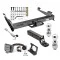 Class 5 Trailer Tow Hitch For 00-06 Chevy Suburban 00-06 GMC Yukon XL 2500 w/ 7-Way Wiring 2-5/16" and 2" Balls 3" Drop Mount and Towing Lock