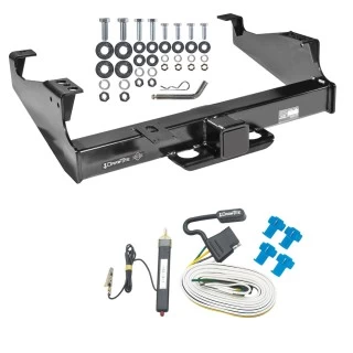 Class 5 Trailer Tow Hitch For 99-25 Ford F-350 F-450 F-550 Super Duty w/ Wiring Harness Kit