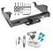 Class 5 Trailer Tow Hitch For 99-25 Ford F-350 F-450 F-550 Super Duty w/ Wiring Harness Kit