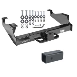Class 5 Trailer Tow Hitch For 99-25 Ford F-350 F-450 F-550 Cab & Chassis w/ 2-1/2" to 2" Ball Receiver Opening Reducer
