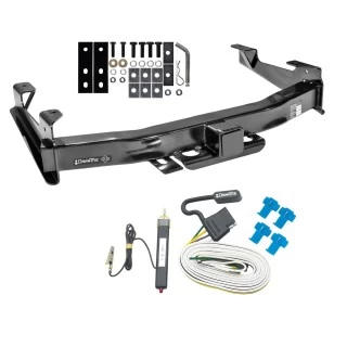 Class 5 Trailer Tow Hitch For 01-10 Chevy Silverado GMC Sierra 2500 HD 3500 HD 07-07 Classic w/ Wiring Harness Kit