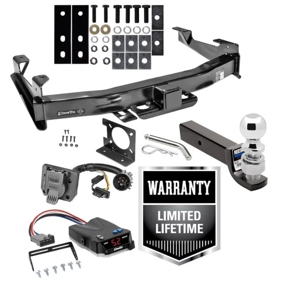 Custom Fit Trailer Hitch Class 5 Wiring Harness (Plug & Play) Proportional Brake Control For 1-4 AxlesClass 5 3" Drop Ball-Mount w/ Pin/Clip 2-5/16" Chrome Ball Installation Hardware Installation Instructions 45517 74682 45122 63836 63240 55 Class 5 Trailer Hitch w/ Brake Control For 01-10 Chevy Silverado GMC Sierra 2500 HD 3500 w/ 2-5/16" Ball 3" Drop Mount 7-Way Pin Blade RV