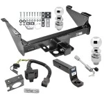 Custom Fit Trailer Hitch Multi-Plug Wiring Connector (Plug & Play)5" Drop Ball Mount 2-5/16" and 2" Chrome Ball Dogbone Style Towing LockInstallation Hardware Installation Instructions 45518 20135 45123 63836 63830 63252 Draw-Tite Clas Class 5 Trailer Hitch w/ 7-Way Wiring Harness Kit For 03-09 Dodge RAM 1500 2500 3500 Except Mega Cab w/ Factory Tow Prep Package 2-5/16" and 2" Balls 5" Drop Mount and Towing Lock