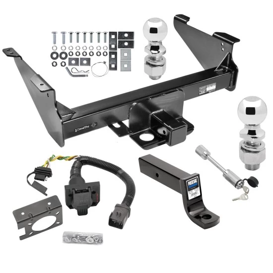 Custom Fit Trailer Hitch Multi-Plug Wiring Connector (Plug & Play)5" Drop Ball Mount 2-5/16" and 2" Chrome Ball Dogbone Style Towing LockInstallation Hardware Installation Instructions 45518 20135 45123 63836 63830 63252 Draw-Tite Clas Class 5 Trailer Hitch w/ 7-Way Wiring Harness Kit For 03-09 Dodge RAM 1500 2500 3500 Except Mega Cab w/ Factory Tow Prep Package 2-5/16" and 2" Balls 5" Drop Mount and Towing Lock