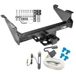 Class 5 Trailer Tow Hitch For 03-23 Dodge RAM 1500 2500 3500 Except Mega Cab w/ Wiring Harness Kit