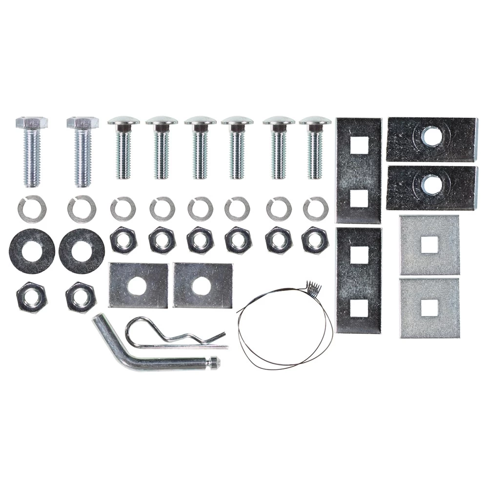 Custom Fit Trailer Hitch Wiring Harness (Requires Splicing) Wiring Adapter Kit 5" Drop Ball Mount 2-5/16" and 2" Chrome Ball Dogbone Style Towing Lock Installation Hardware Installation Instructions 45518 20252 85343 20506 7012A 45123 63836 Class 5 Trailer Tow Hitch For 03-23 Dodge RAM 1500 2500 3500 Except Mega Cab w/ 7-Way Wiring 2-5/16" and 2" Balls 5" Drop Mount and Towing Lock