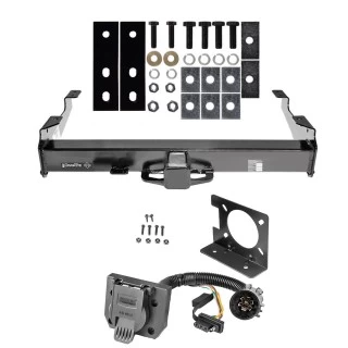 Custom Fit Trailer Hitch Wiring Harness (Plug & Play) Installation Hardware Installation Instructions 45519 74682 Draw-Tite Class 5 18K Trailer Hitch Wiring Kit 01-10 Chevy Silverado GMC Sierra 2500 3500 7-Way Pin Blade RV 4-Flat Plug Harness Light B Class 5 18K Trailer Hitch w/ Wiring Kit For 01-10 Chevy Silverado GMC Sierra 2500 3500 7-Way Pin Blade RV 4-Flat Plug Harness Light w/ Bracket