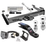 Custom Fit Trailer Hitch7-Way Wiring Harness (Plug & Play)3" Drop Ball Mount2-5/16" and 2" Chrome Ball Dogbone Style Towing LockInstallation Hardware Installation Instructions 45519 74682 45322 63840 63830 63252 Draw-Tite Trailer Tow Class 5 Trailer Tow Hitch For 01-10 Chevy Silverado GMC Sierra 2500 3500 HD w/ 7-Way Wiring 2-5/16" and 2" Ball 10" Long 3" Drop Draw Bar and Towing Lock