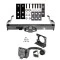 Custom Fit Trailer Hitch Wiring Harness (Plug & Play) Installation Hardware Installation Instructions 45519 74682 Draw-Tite Class 5 18K Trailer Hitch Wiring Kit 01-10 Chevy Silverado GMC Sierra 2500 3500 7-Way Pin Blade RV 4-Flat Plug Harness Light B Class 5 18K Trailer Hitch w/ Wiring Kit For 01-10 Chevy Silverado GMC Sierra 2500 3500 7-Way Pin Blade RV 4-Flat Plug Harness Light w/ Bracket