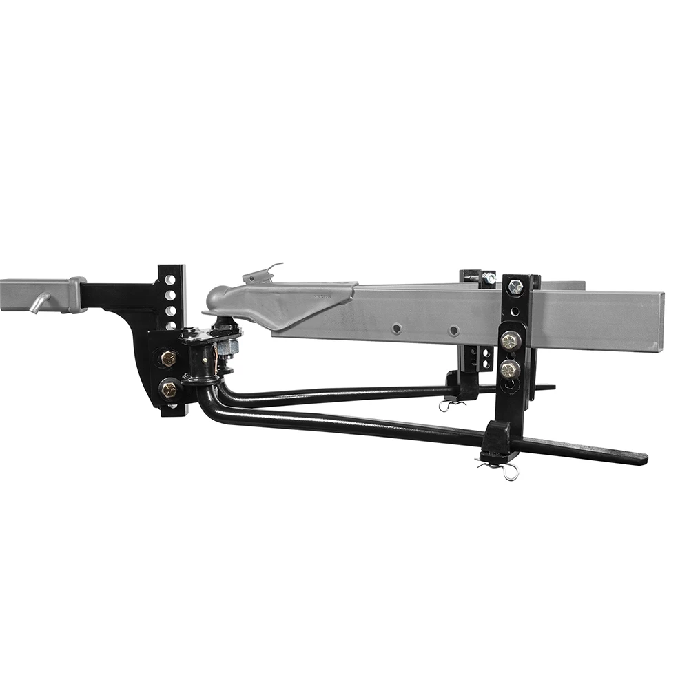 49911 Reese Integrated Sway Control Weight Distribution Hitch Kit 6000 lbs. Capacity Shank Included Reese 6,000 Lbs Trailer Weight Distribution Hitch Kit w/ Head, Deep Drop Shank, 2-5/16" Ball, Spring Bars, Control Brackets and Lift-Assist Bar, Hardware - Reduce Sway on Travel Trailer