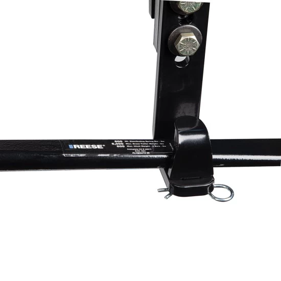 49911 Reese Integrated Sway Control Weight Distribution Hitch Kit 6000 lbs. Capacity Shank Included Reese 6,000 Lbs Trailer Weight Distribution Hitch Kit w/ Head, Deep Drop Shank, 2-5/16" Ball, Spring Bars, Control Brackets and Lift-Assist Bar, Hardware - Reduce Sway on Travel Trailer