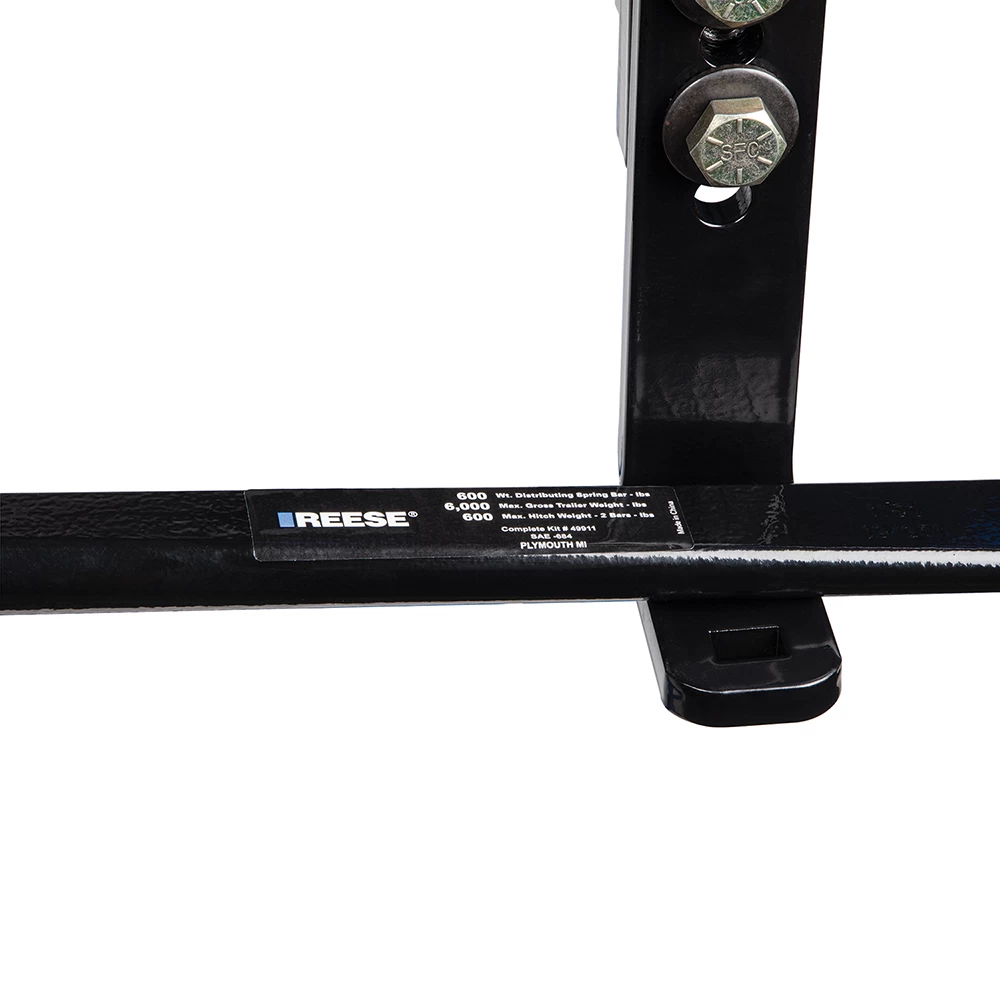 Chrome Weight Distribution Hitch With Sway Control – 14,000 Lb GTW, 4-Inch Drop/Rise, 2-5/16 Ball