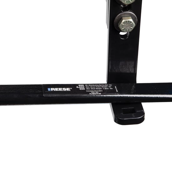 49911 Reese Integrated Sway Control Weight Distribution Hitch Kit 6000 lbs. Capacity Shank Included Reese 6,000 Lbs Trailer Weight Distribution Hitch Kit w/ Head, Deep Drop Shank, 2-5/16" Ball, Spring Bars, Control Brackets and Lift-Assist Bar, Hardware - Reduce Sway on Travel Trailer
