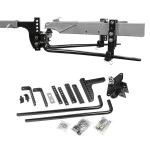 49911 Reese Integrated Sway Control Weight Distribution Hitch Kit 6000 lbs. Capacity Shank Included Reese 6,000 Lbs Trailer Weight Distribution Hitch Kit w/ Head, Deep Drop Shank, 2-5/16" Ball, Spring Bars, Control Brackets and Lift-Assist Bar, Hardware - Reduce Sway on Travel Trailer