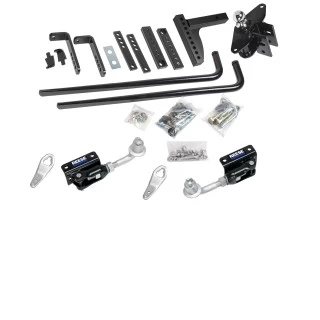 Reese 6,000 Lbs Trailer Weight Distribution Hitch Kit w/ Head, Dual Cam Sway Control, Deep Drop Shank, 2-5/16" Ball, Spring Bars, Control Brackets and Lift-Assist Bar, Hardware - Reduce Sway on Travel Trailer