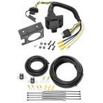 Complete Brake Control Wiring Includes 4-Way to 7-Way RV Plug Adapter, Duplex Wires, Ring Terminals and Circuit Breakers