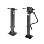 Bulldog 2-Speed 90,000 lbs. Tandem Landing Gear Trailer Jacks 17" Lift - Weld-On w/ Crank