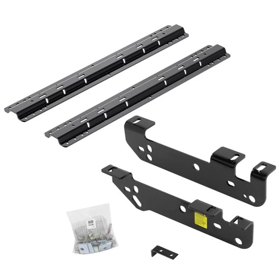 Reese Quick Install Rail Kit For 2011-2016 Ford F250 F350 F450 Custom Fit No Drill Base Rails For 5th Wheel and Gooseneck Trailer Hitch Fifth