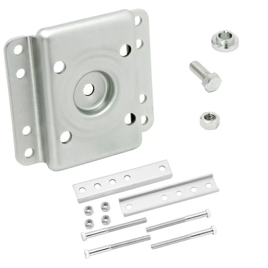 500349 500286 Fulton Bolt-On Bracket Hardware Fulton Bolt thru Swivel Jacks or Converting Weld-On Bolt Thru Jack Swivel Into Bolt-On Bolt-On Bracket w/ Hardware Fulton Bolt thru Swivel Jacks or for Converting Weld-On Bolt Thru Jack Swivel Into Bolt-On