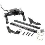 Reese Quick Install Rail Kit and 16K Dual Jaw 5th Wheel Hitch For 1999-2018 Chevy Silverado GMC Sierra 1500 (2019 LD and Legacy only) Custom Fit No Drill Base Rails For 5th Wheel and Trailer Fifth