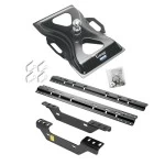 Reese Quick Install Rail Kit and 25K Gooseneck Hitch For 2011-2019 Chevy Silverado GMC Sierra 2500 HD 3500 HD Custom Fit No Drill Base Rails For Gooseneck Trailer