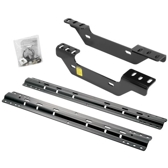 Reese Quick Install Rail Kit For 11-19 Chevy Silverado GMC Sierra 2500 3500 Custom Fit No Drill Base Rails For 5th Wheel and Gooseneck Trailer Hitch Fifth