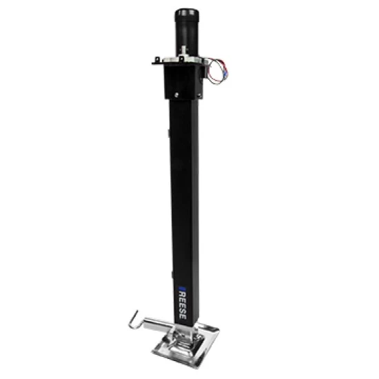 Reese 8,000 lbs. 5th Wheel Electric Landing Gear Trailer Jack Set - Dual Motors - 36 In. Travel