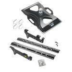Reese Quick Install Rail Kit and 25K Gooseneck Hitch For 1999-2010 Ford F250 F350 Super Duty 2008-2010 F450 Custom Fit No Drill Base Rails For Gooseneck Trailer