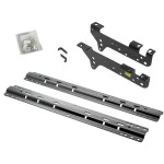 Reese Quick Install Rail Kit and 25K Gooseneck Hitch For 1999-2010 Ford F250 F350 Super Duty 2008-2010 F450 Custom Fit No Drill Base Rails For Gooseneck Trailer