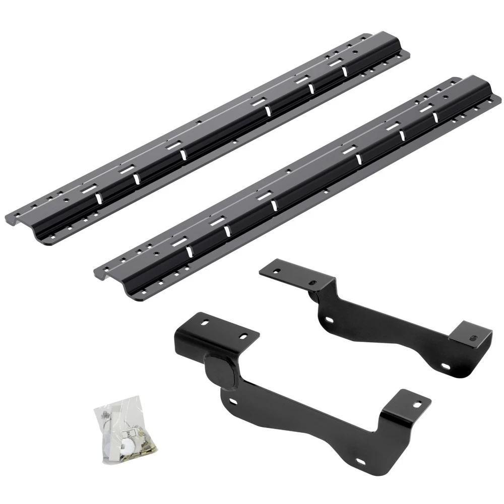 Reese Quick Install Rail Kit and 20K 5th Wheel Hitch For 2015-2020 Ford F150 Custom Fit No Drill Base Rails For 5th Wheel and Trailer Fifth