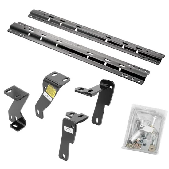 Reese Quick Install Rail Kit and 20K 5th Wheel Hitch For 2006-2008 Dodge Ram 1500 2003-2012 Ram 2500 3500 Custom Fit No Drill Base Rails For 5th Wheel and Trailer Fifth