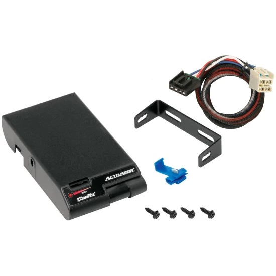 Trailer Brake Control for 14-19 Chevy Silverado GMC Sierra 1500 w/ Plug Play Wiring Adapter Draw-Tite Activator Eletric Trailer Brakes Module Box Controller