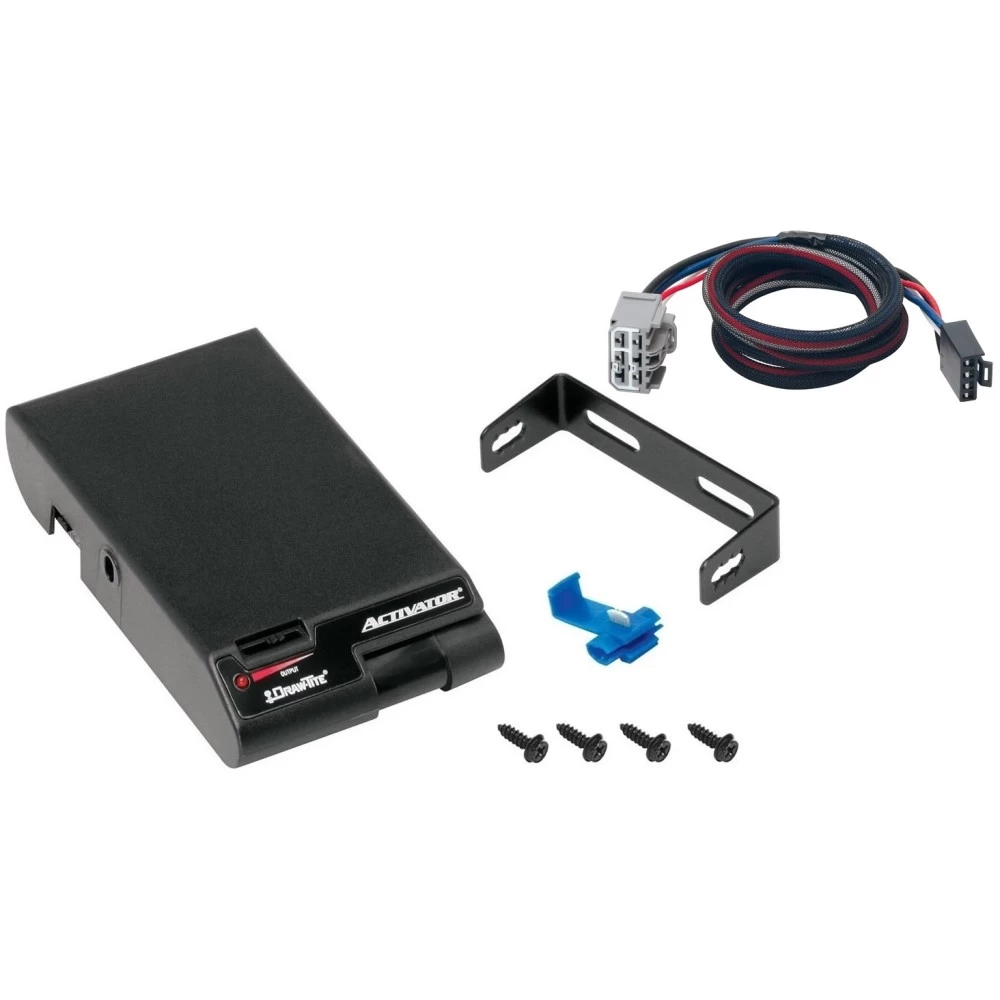 Trailer Brake Control for 09-17 Chevy Traverse 08-17 Buick Enclave 07-16 GMC Acadia 2017 Limited 07-10 Saturn Outlook w/ Plug Play Wiring Adapter Draw-Tite Activator Eletric Trailer Brakes Module Box Controller
