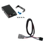 Trailer Brake Control for 20-24 Jeep Gladiator 18-24 Wrangler JL New Body Style w/ Plug Play Wiring Adapter Draw-Tite Activator Eletric Trailer Brakes Module Box Controller